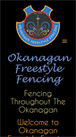 Mobile Screenshot of okanaganfreestylefencing.com